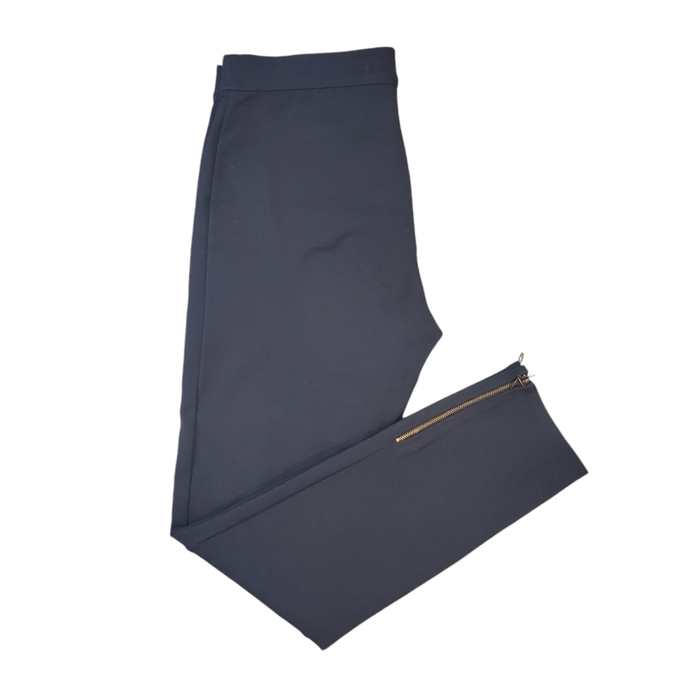 Max Studio Women Side Zip Stretchy Tight Fit Trousers Pants Leggings Size Small